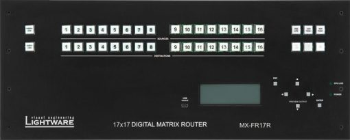 Lightware MX-FR17R 17x17 Digital Crosspoint Router Frame