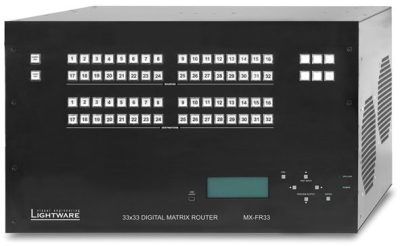 91110003 Lightware MX-FR33L 33x33 Crosspoint MX Modular Digital Router Frame