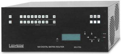 Lightware MX-FR9 9x9 Crosspoint MX Modular Digital Router Frame