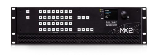 Lightware MX2-16x16-DH-8DPi-A-R Full 4K Matrix Switcher with Mixed DisplayPort and HDMI Input Ports