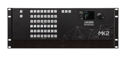 Lightware MX2-24x24-DH-12DPi-A-R Full 4K Matrix Switcher with Mixed DisplayPort and HDMI Input Ports