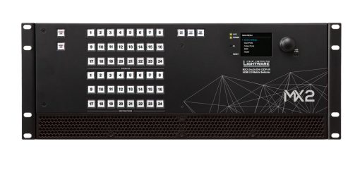 Lightware MX2-24x24-DH-12DPi-R Full 4K Matrix Switcher with Mixed DisplayPort and HDMI Input Ports