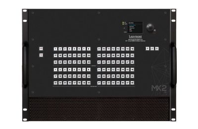 Lightware MX2-48x48-DH-48DPi-A-R Full 4K Matrix Switcher with 48x48 DisplayPort 1.2 Input and HDMI 2.0 Output Ports