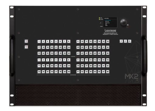 Lightware MX2-48x48-DH-48DPio-A-R Full 4K Matrix Switcher with 48x48 DisplayPort 1.2 I/O Ports