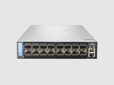 HPE SN2100M 100GbE 8QSFP28 Power to Connector Airflow Half Width Switch
