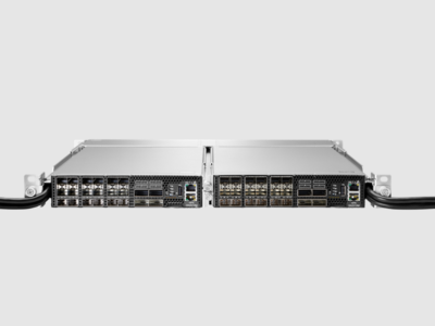 HPE SN2010M 25GbE 18SFP28 4QSFP28 Power to Connector Airflow Half Width Switch