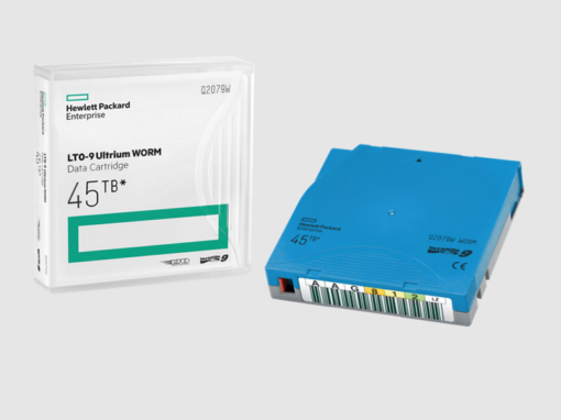 HPE LTO‑9 Ultrium 45TB RW Custom Labeled 20 Data Cartridges with Cases