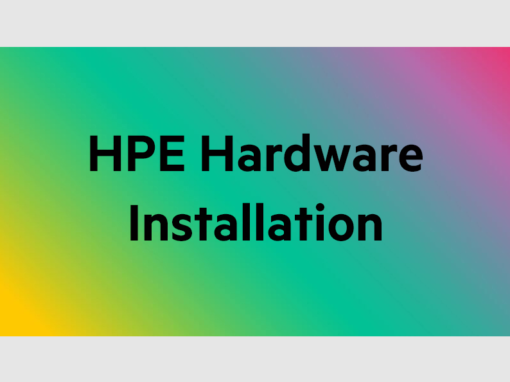 HPE Aruba Networking Networks 54xx/82xx zl Startup SVC