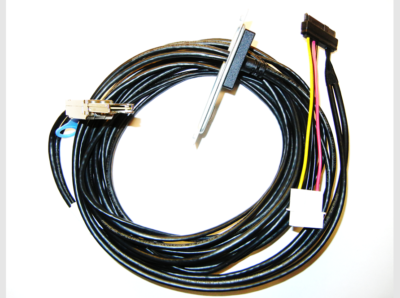HPE StoreEver 4m Mini SAS (SFF‑8088) LTO Drive Cable for 1U Rack Mount Kit