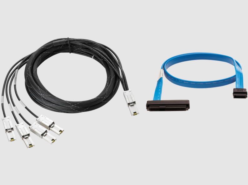 AN975A HPE StoreEver 2M External Mini SAS To 4x1 Mini SAS Cable 