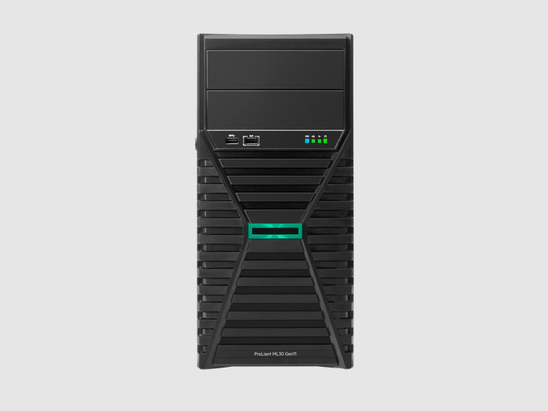 HPE ProLiant ML30 Gen11 E‑2434 3.4GHz 4‑core 1P 16GB‑U 8SFF 500W PS AP Server