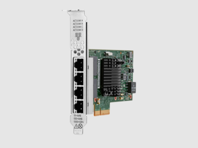 HPE Ethernet 1Gb 4‑port BASE‑T I350‑T4V2 Adapter
