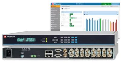 Microchip SyncServer® S650 Time and Frequency Instrument