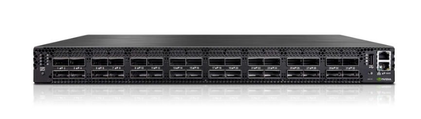 HPE 400GbE 32QSFPDD Power to Connector Airflow Switch SN4700M with NVIDIA Cumulus