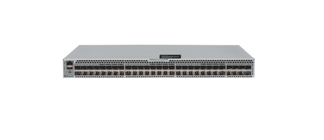 HPE Storage 128Gb 56/24 24-port 64Gb Short Wave SFP56 Non Port Side Exh FC Switch B-Series SN6800B