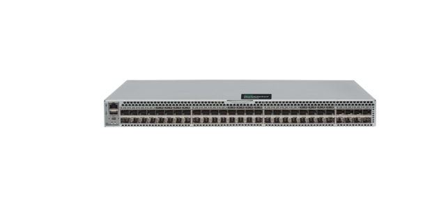 HPE Storage 128Gb 56/24 24-port 128Gb Short Wave SFP112 Non Port Side Exh FC Switch B-Series SN6800B